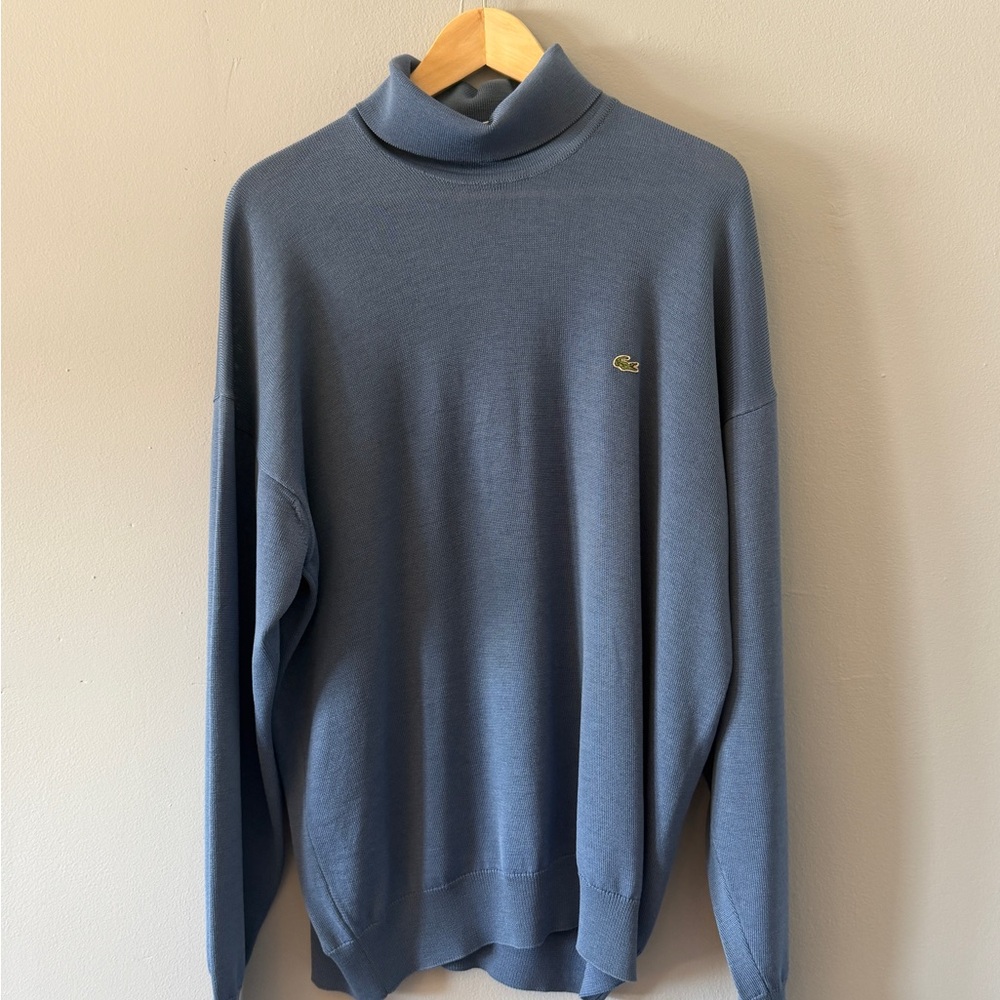 Lacoste Blue Turtleneck Sweater for Men